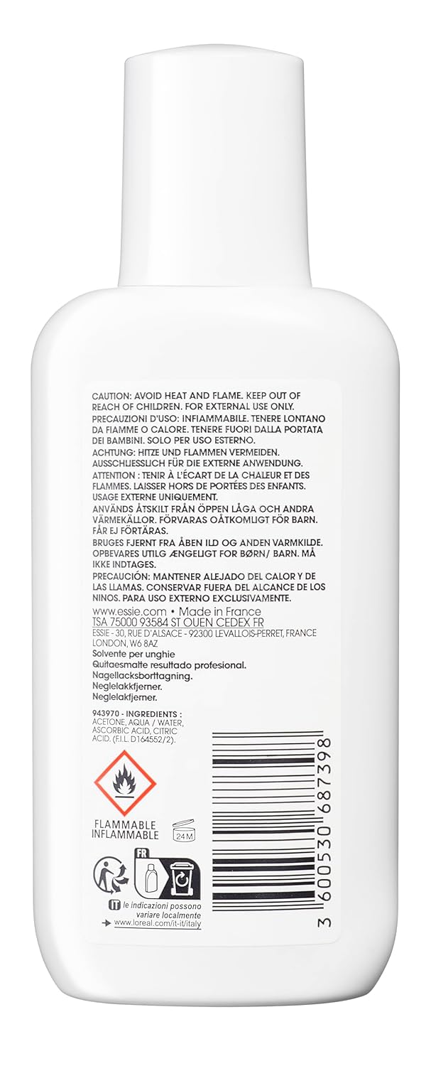 Detalle 2 de essie Klärender Nagellackentferner good as gone Doppelpack (2 x 125 ml) – Reinigung & Aufhellung