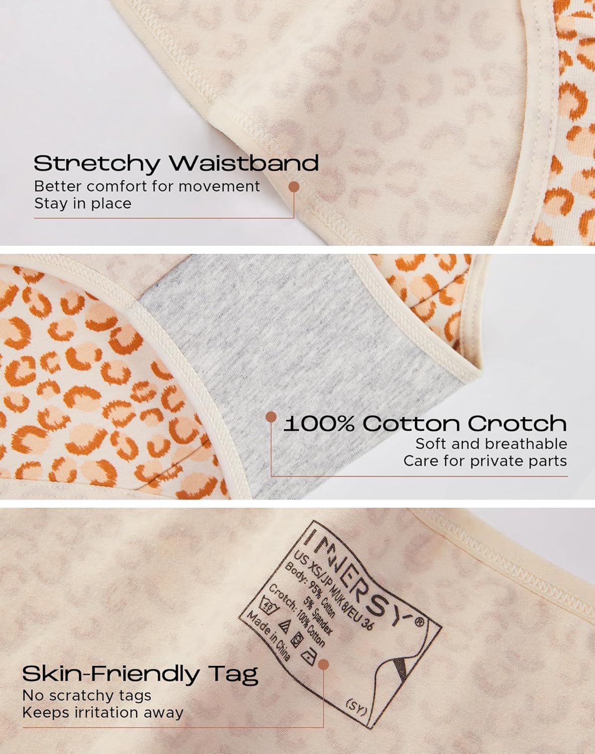 Thumbnail 4 de INNERSY Cotton Hipster Underwear 6-Pack