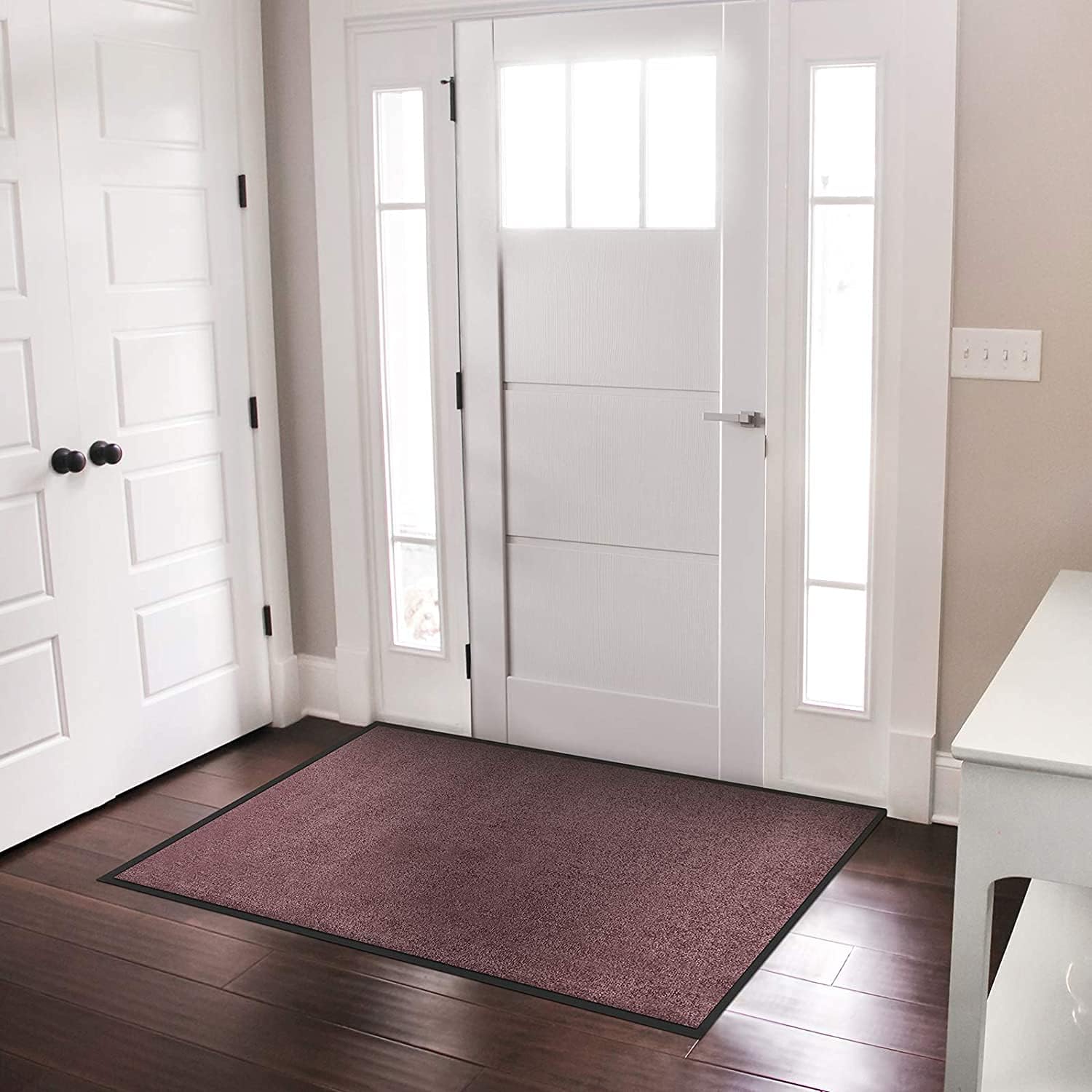 Thumbnail 1 de etm Schmutzfangmatte – Fußmatte Aubergine 120x300 cm, Innen/Außen, rutschhemmend