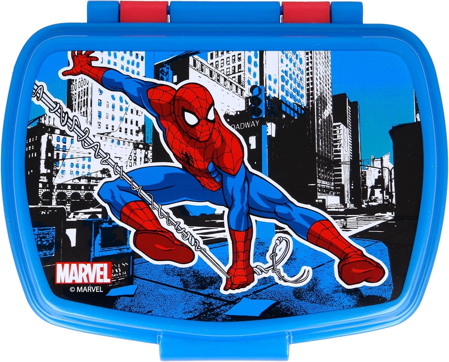 Detalle 1 de Stor Sandwich Box Plastica Bambini Marvel Spider-Man