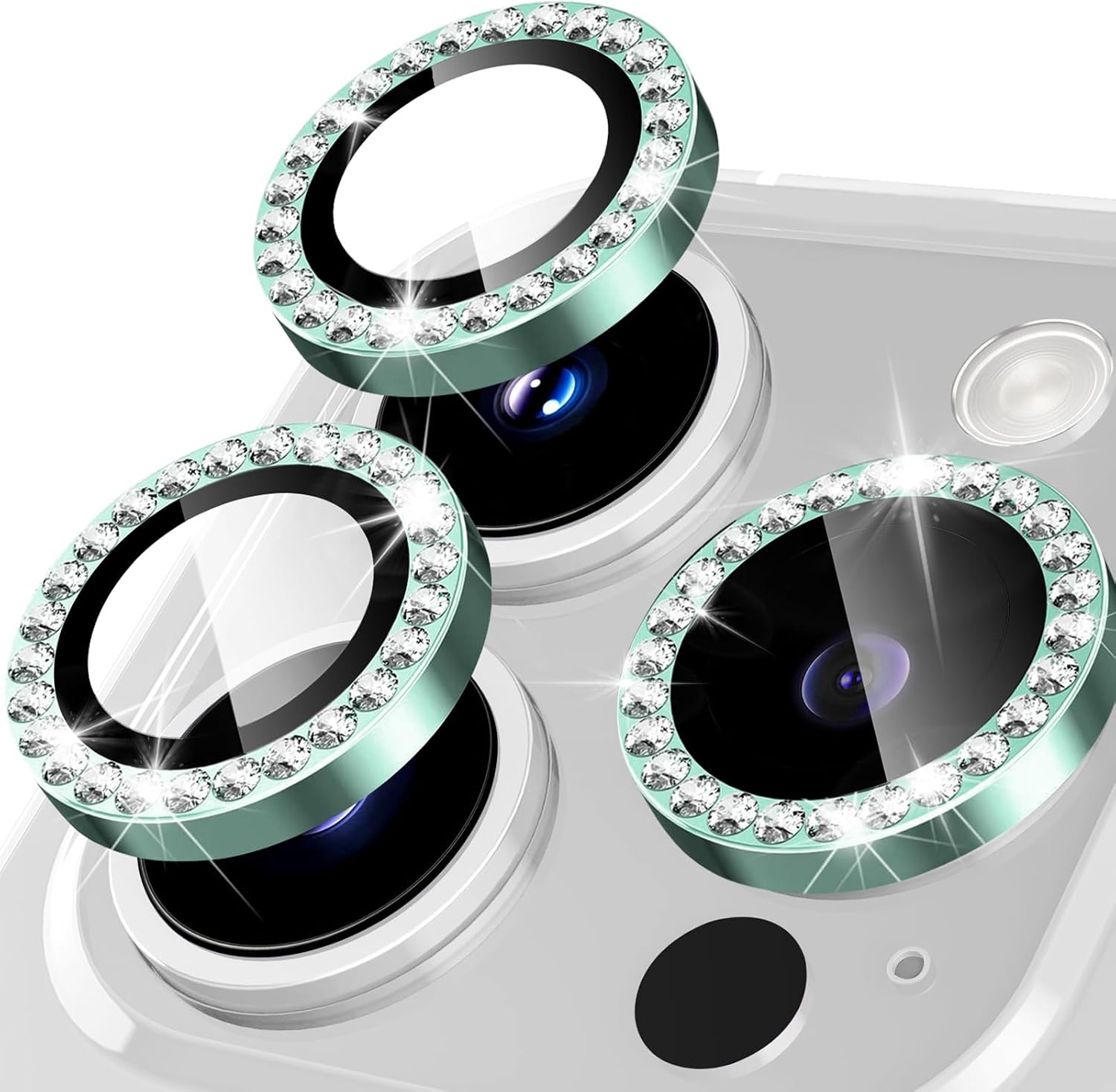 Detalle de Kameraschutz iPhone 16 Pro Max Diamant 9H