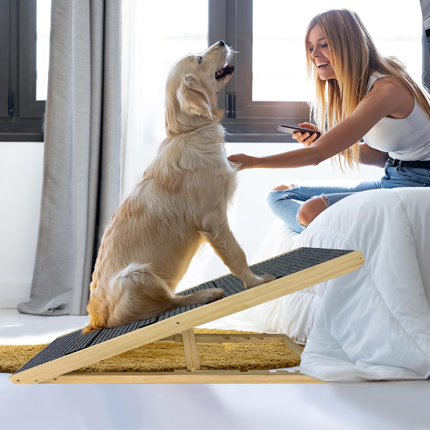 Detalle 2 de LZQ Hundetreppe 100 cm