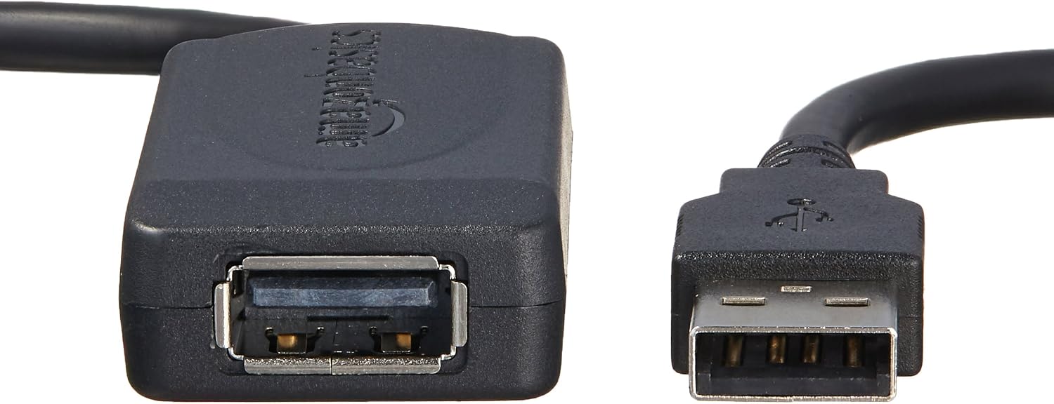 Detalle 2 de Amazonベーシック L6LU2004-CS-R USB 2.0アクティブ延長ケーブル 9.7m