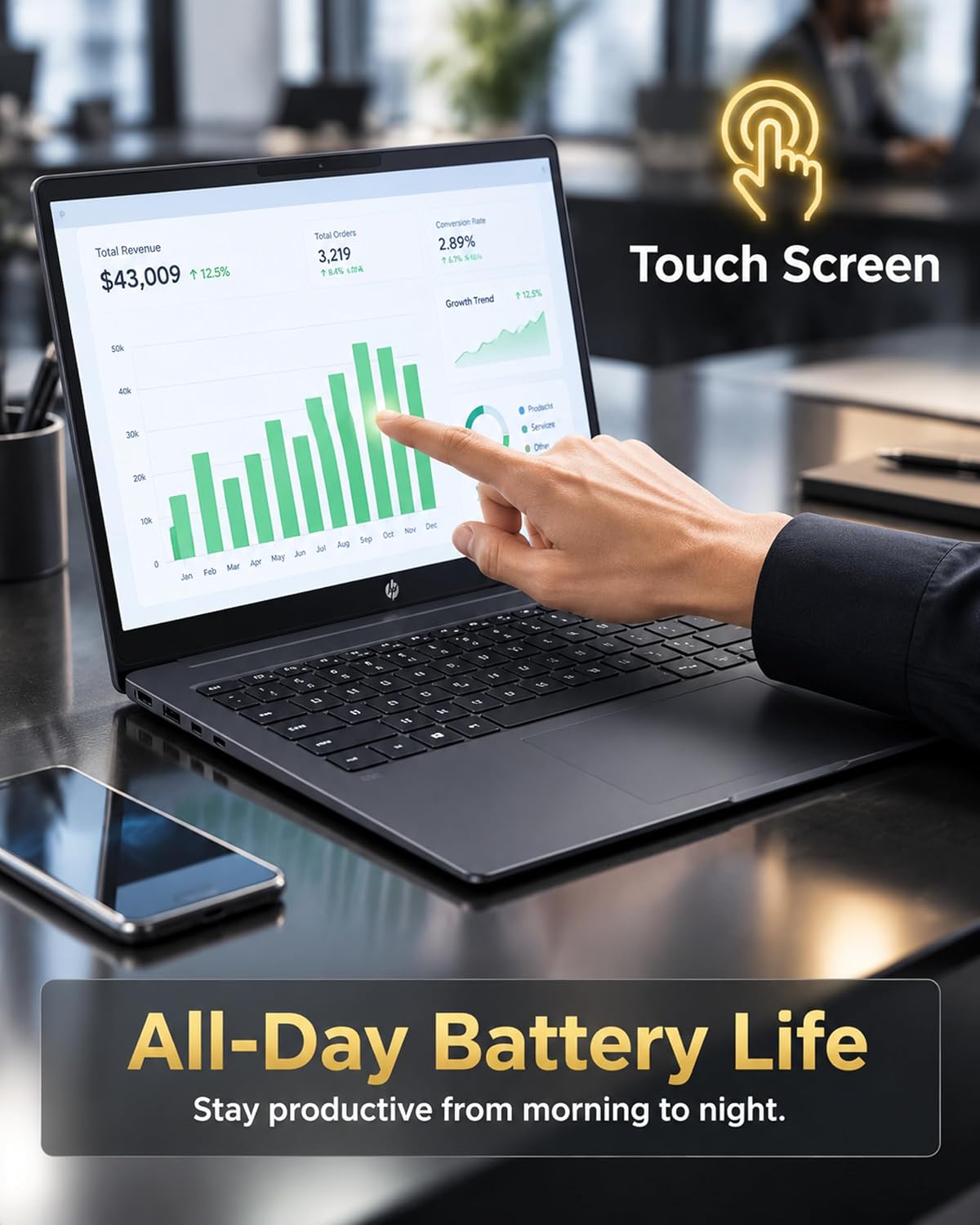Thumbnail 6 de HP OmniBook 16-Inch Touch Laptop
