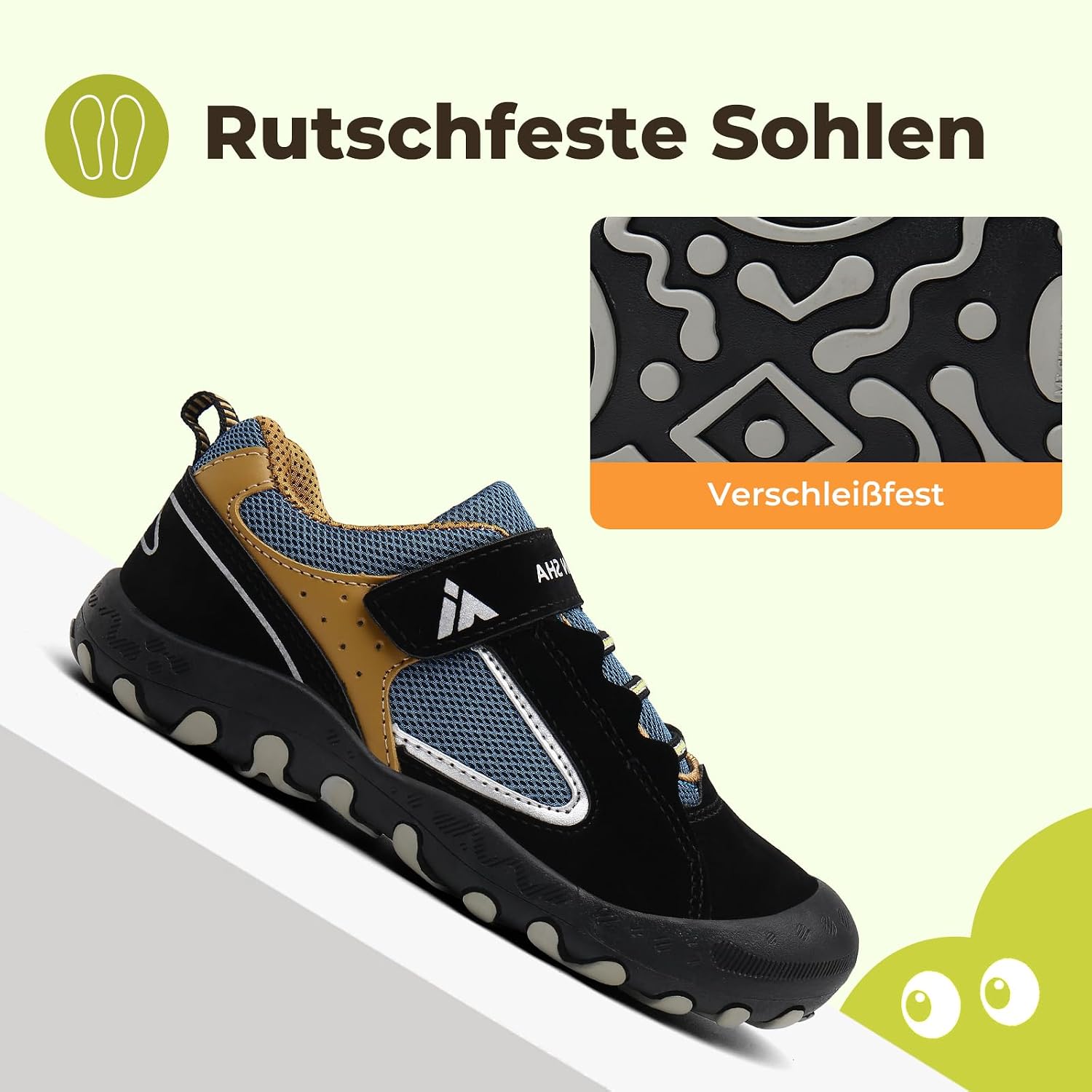 Detalle 2 de Mishansha Unisex Kinder-Trekkingschuhe & Wanderschuhe (24–38)
