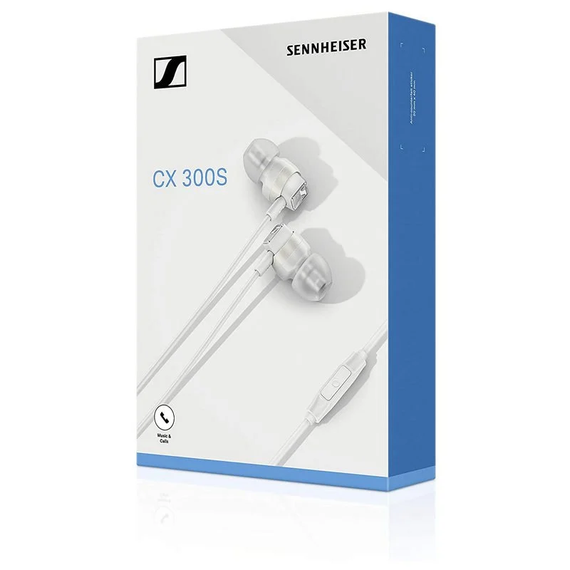 Thumbnail 1 de Sennheiser CX 300S Auriculares blancos con micrófono y control remoto