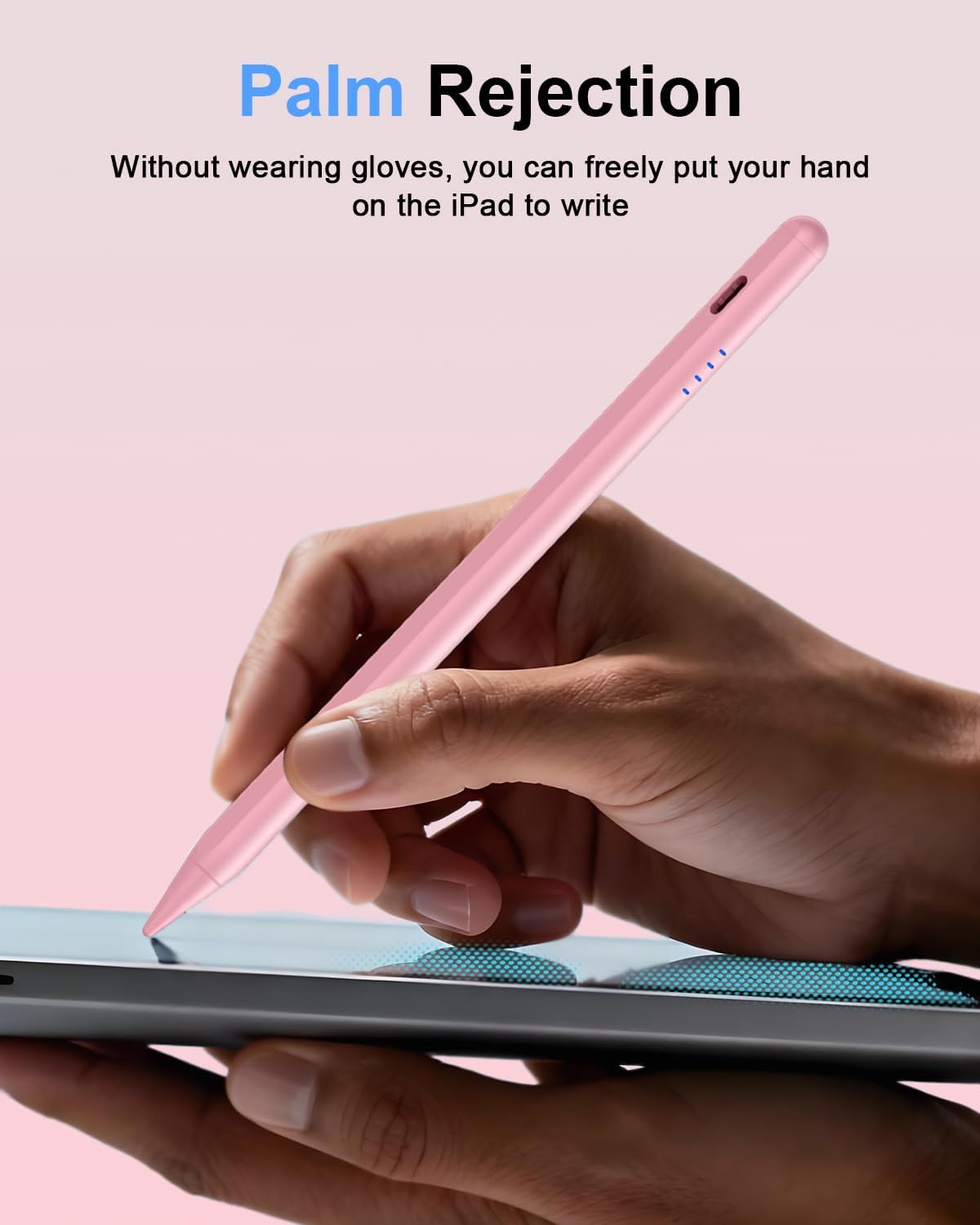 Thumbnail 2 de Stylus Pen for iPad (2018-2026) – Fast Charge, Palm Rejection, Pink