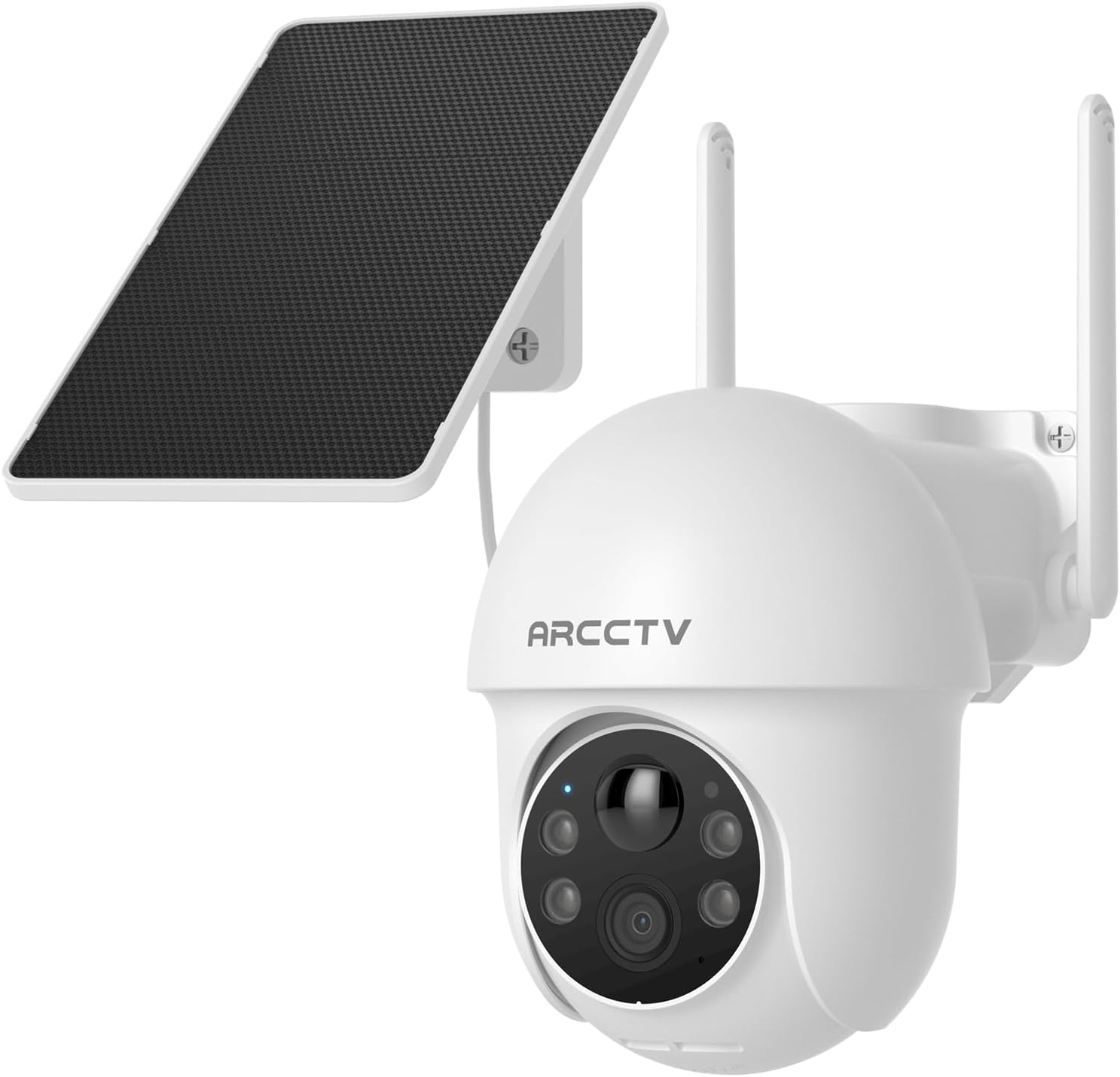 Detalle de ARCCTV Q1 bewakingscamera op zonne-energie, 4 MP en dualbandwifi voor buiten