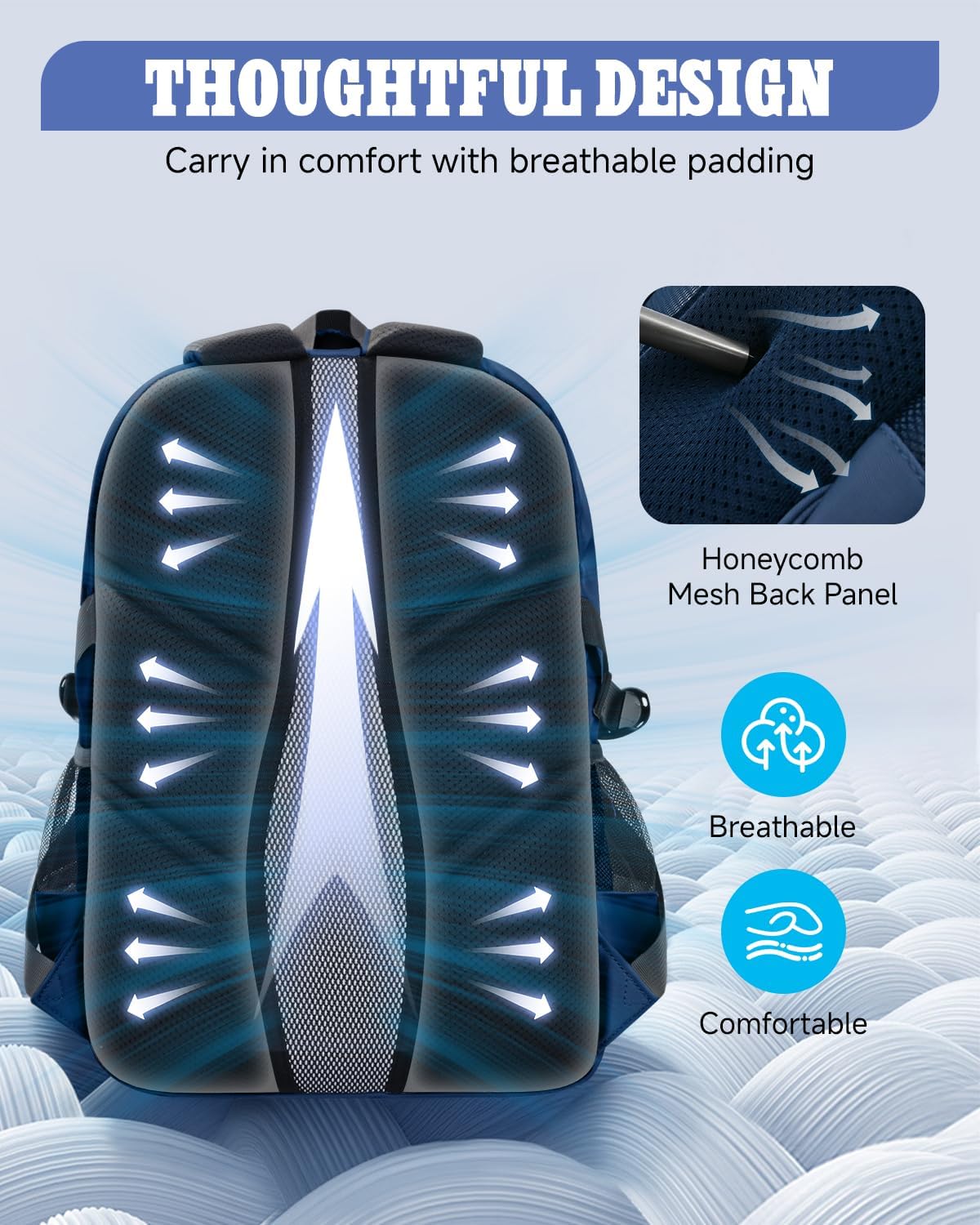 Thumbnail 4 de Amythe Mochila Escolar impermeable 29L para portátil 15,6