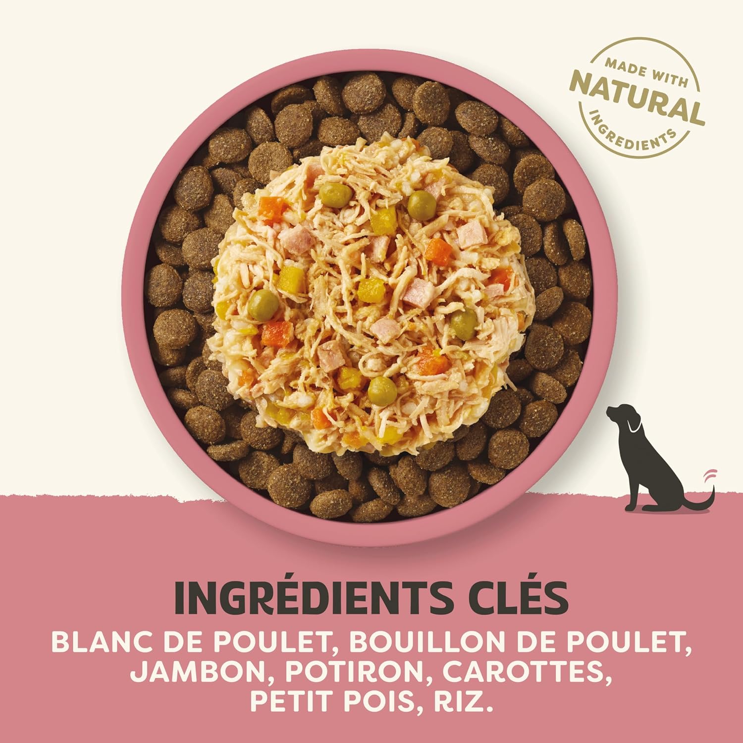 Detalle de Applaws Lot de 12 boîtes Nourriture Humide 100% Naturelle pour Chien – Poitrine de poulet avec jambon et légumes en bouillon, 156 g