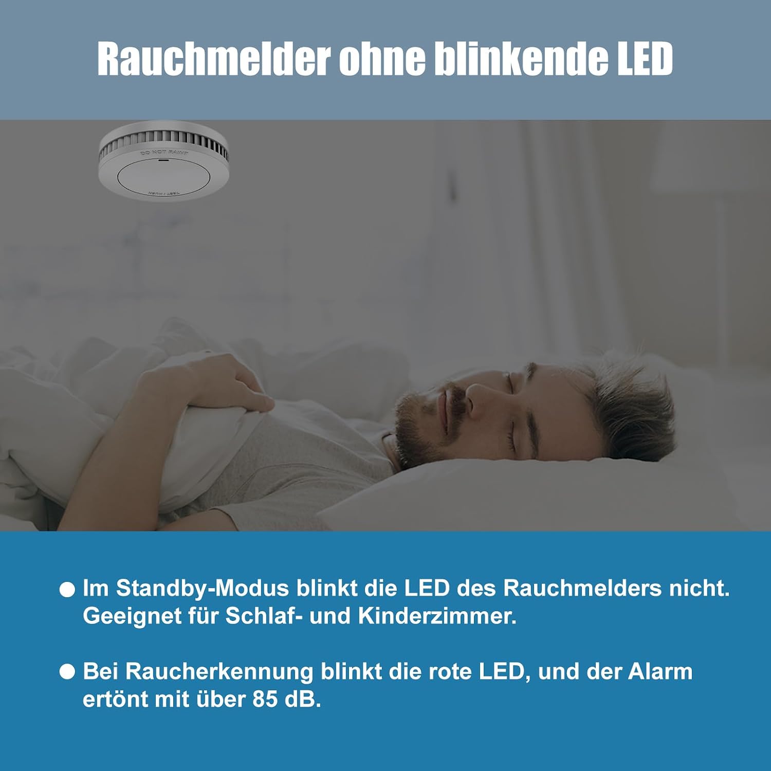 Thumbnail 5 de Rauchmelder 10 Jahre Batterie Magnethalterung Ohne Bohren