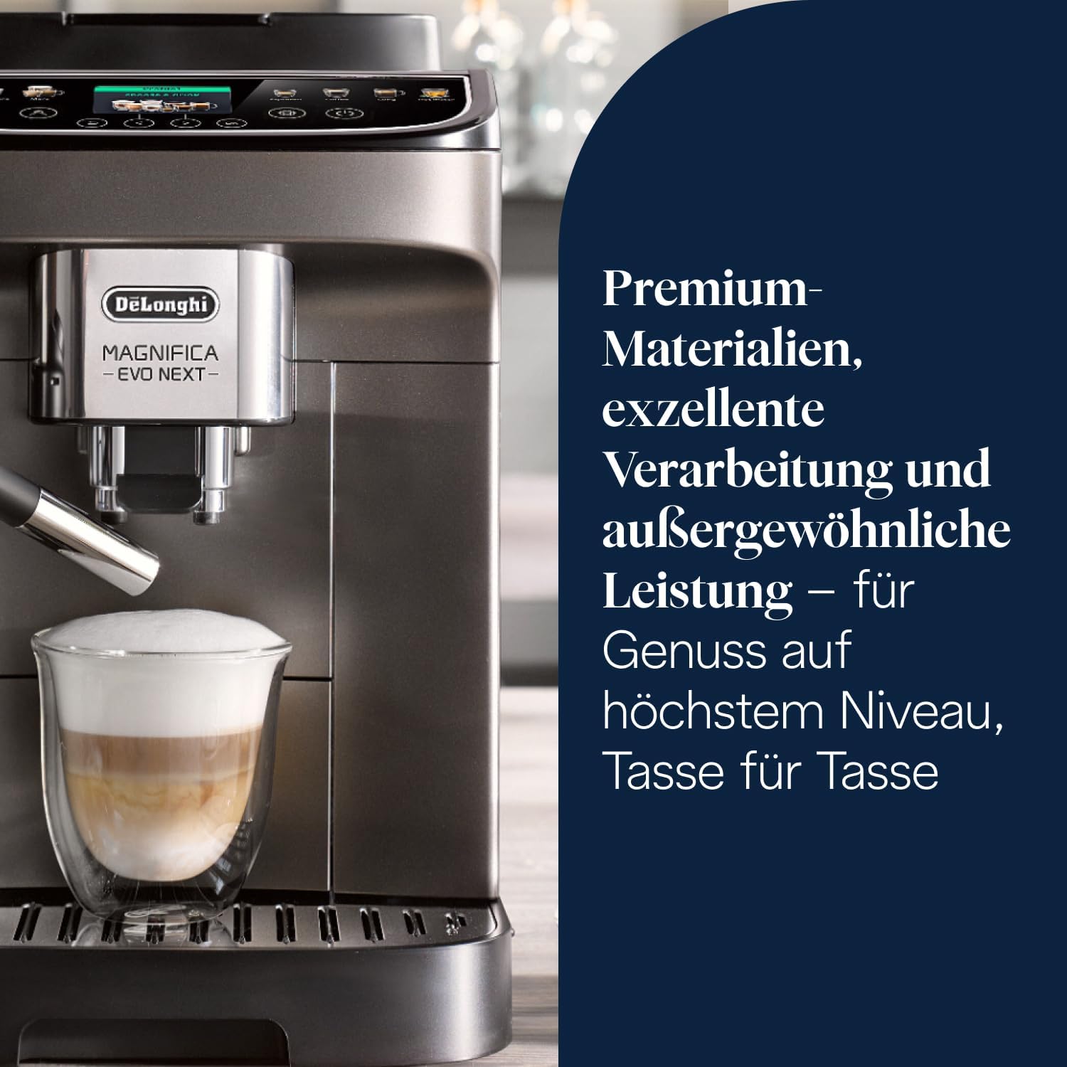 Detalle 2 de De’Longhi Magnifica Evo Next 13 One-Touch-Getränke