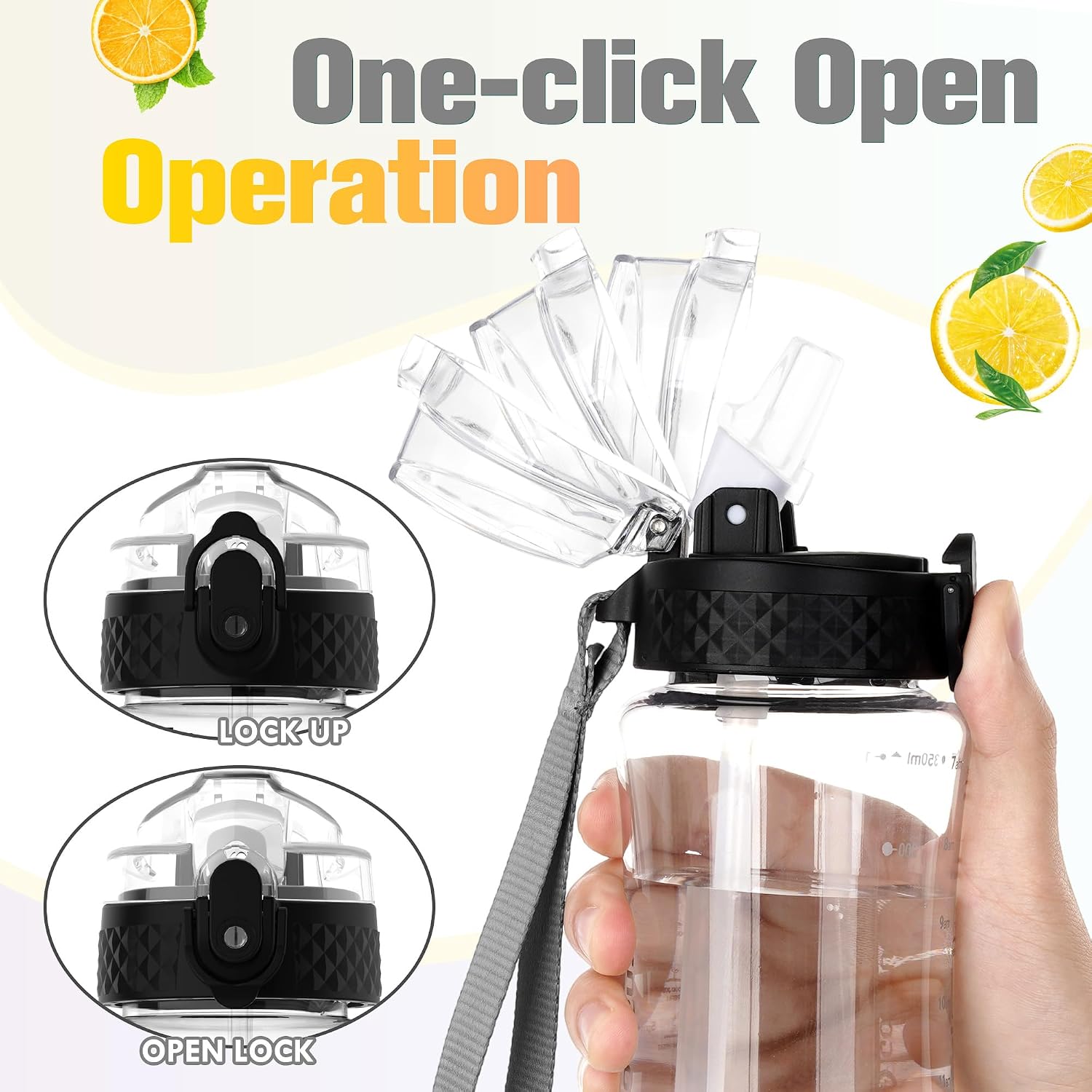 Detalle 2 de GOPPUS 350ml Kids Water Bottle with Straw