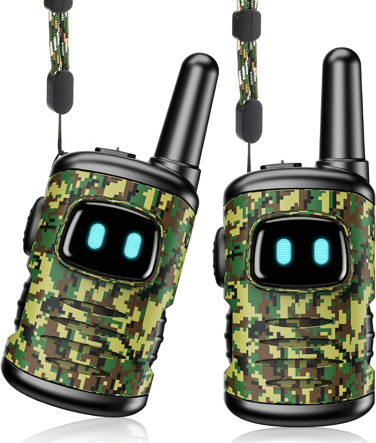 Detalle de Adeokay A walkietalkies voor kinderen met 8 kanalen, kompas en fluitfunctie