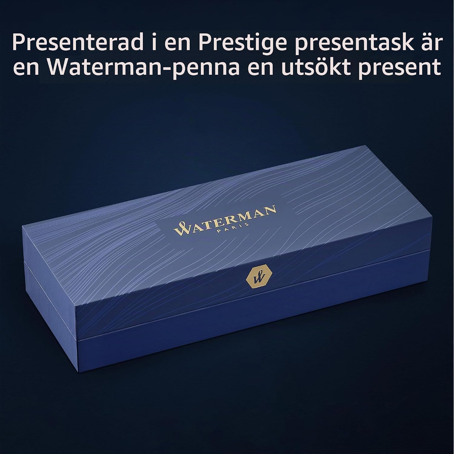 Detalle 1 de Waterman Hémisphère Understated Edit rollerballpenna, Lava Black med svart bläck
