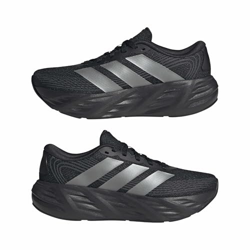 Detalle de adidas Mujer Galaxy 8 Running Shoes: comodidad con CLOUDFOAM para entrenos diarios (Core Black/Iron Met./Carbon, 39 1/3 EU)