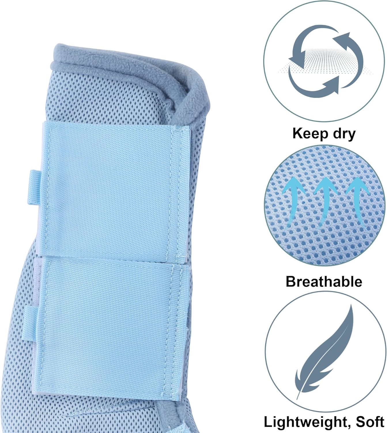 Thumbnail 1 de Gallopoff Horse Fly Boots Set of 4 – Breathable Mesh Leg Guards for Fly Protection