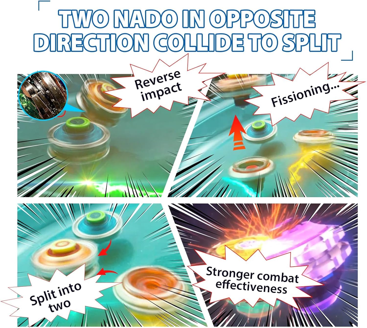 Thumbnail 6 de Infinity Nado Peonza Serie Split Peonza de Batalla
