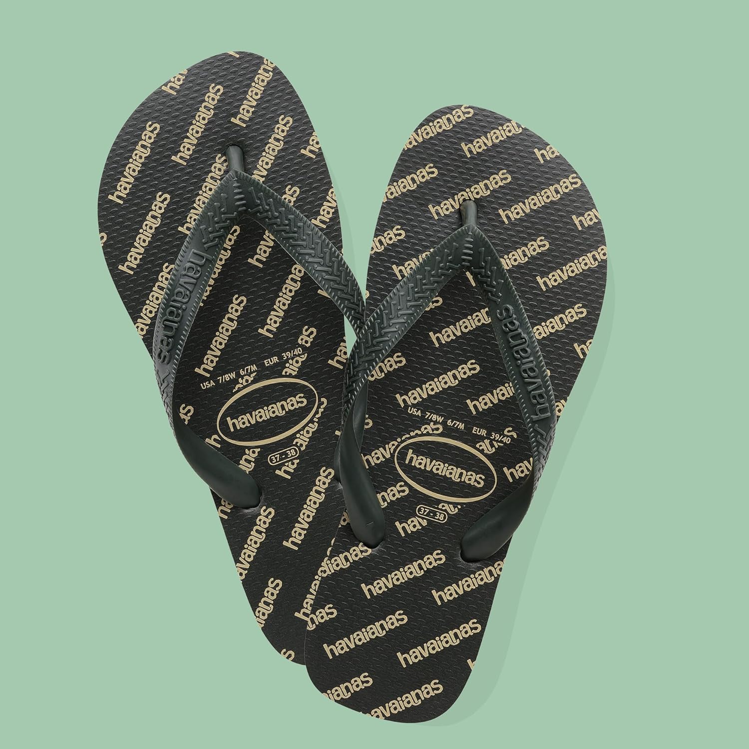 Thumbnail 1 de Havaianas Top Logomania Essentials infradito comode unisex con logo sulla suola