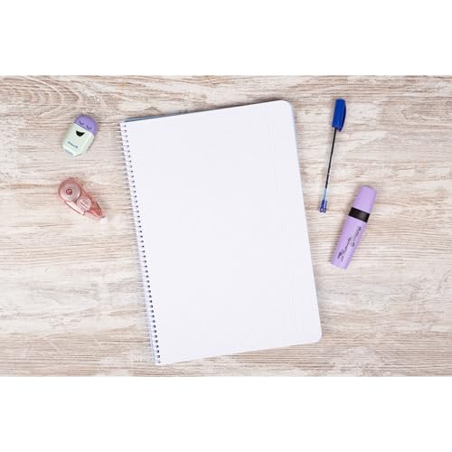 Thumbnail 1 de Enri cuadernos A4 4x4 con tapa plástica, 80 hojas, pack 5