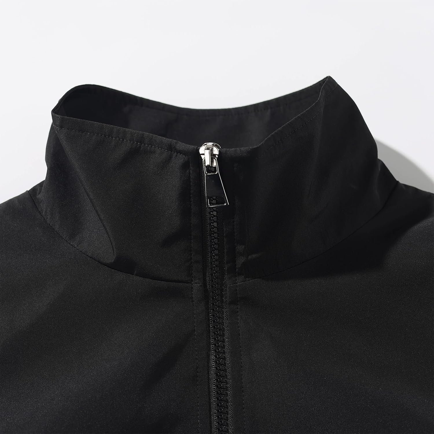 Detalle 2 de GURUNVANI veste patchwork homme coupe-vent vintage à fermeture éclair intégrale