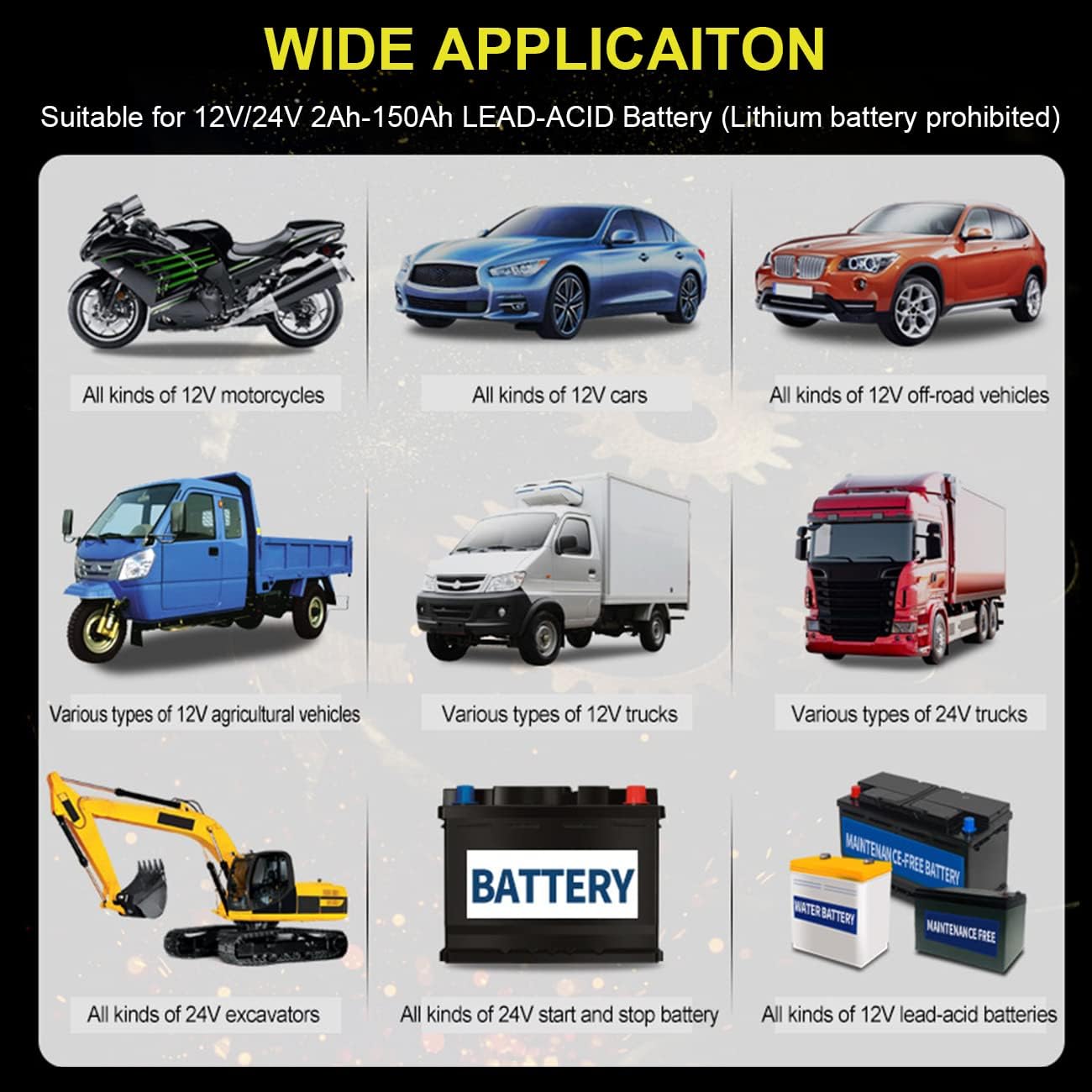 Thumbnail 3 de PROFIKLA 12V/24V 8A smart battery charger for car 🔋