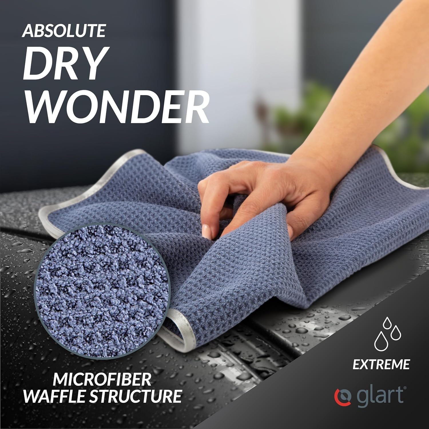 Thumbnail 2 de Glart 47TG Microfiber Towels 2-pack – XXL 70x40 cm for Gentle Car Drying