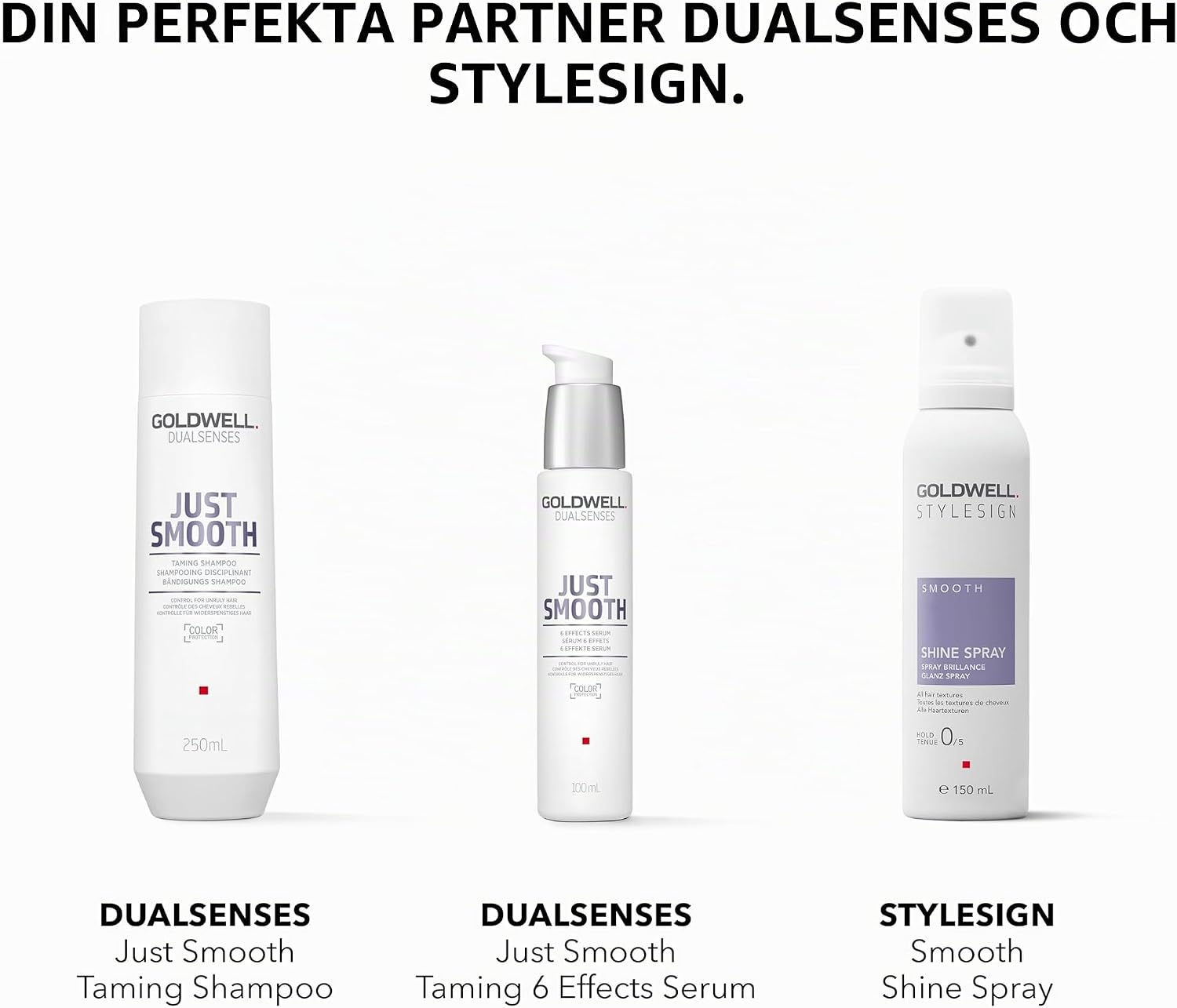 Detalle 1 de Goldwell Stylesign Smooth Shine Spray 150 ml – hårspray med glansfokus