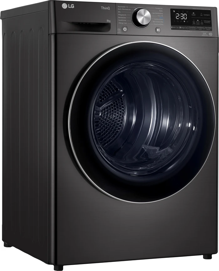 Detalle de LG RT80V9B Wärmepumpentrockner – energiesparend und allergenarm mit SmartThinQ
