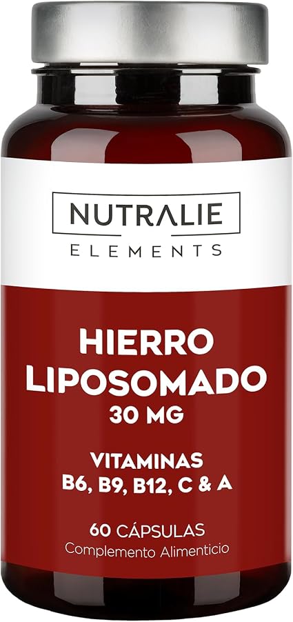 Detalle de Hierro Liposomado 30mg Nutralie 💊 Con Vitamina C y B12