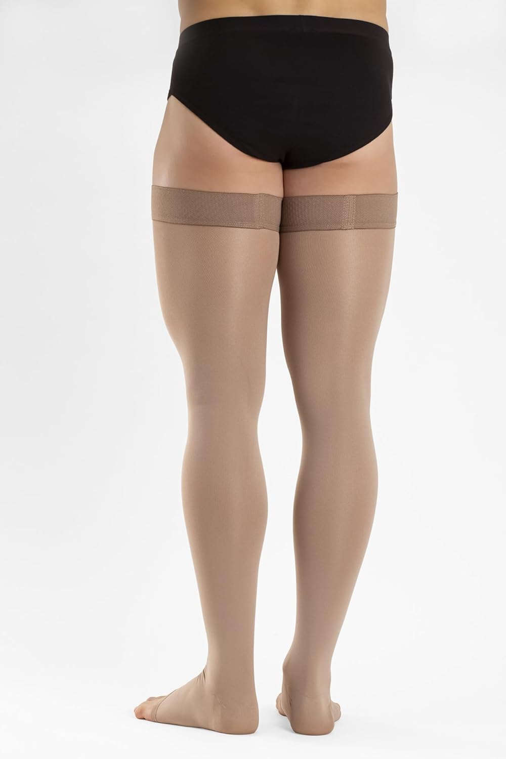 Thumbnail 4 de Relaxsan M2170A Beige 4-XL — bas autofixants de contention classe 2 (23-32 mmHg) en microfibre, pied ouvert