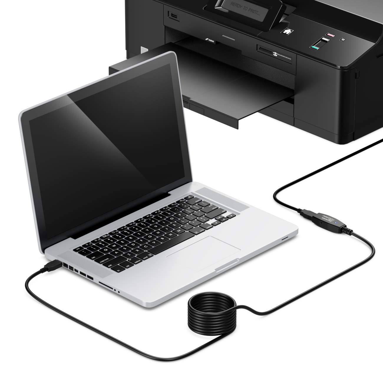Detalle de deleyCON 5m Aktives USB 3.0 Kabel MK4197 – USB 3.0 Repeater Verlängerung
