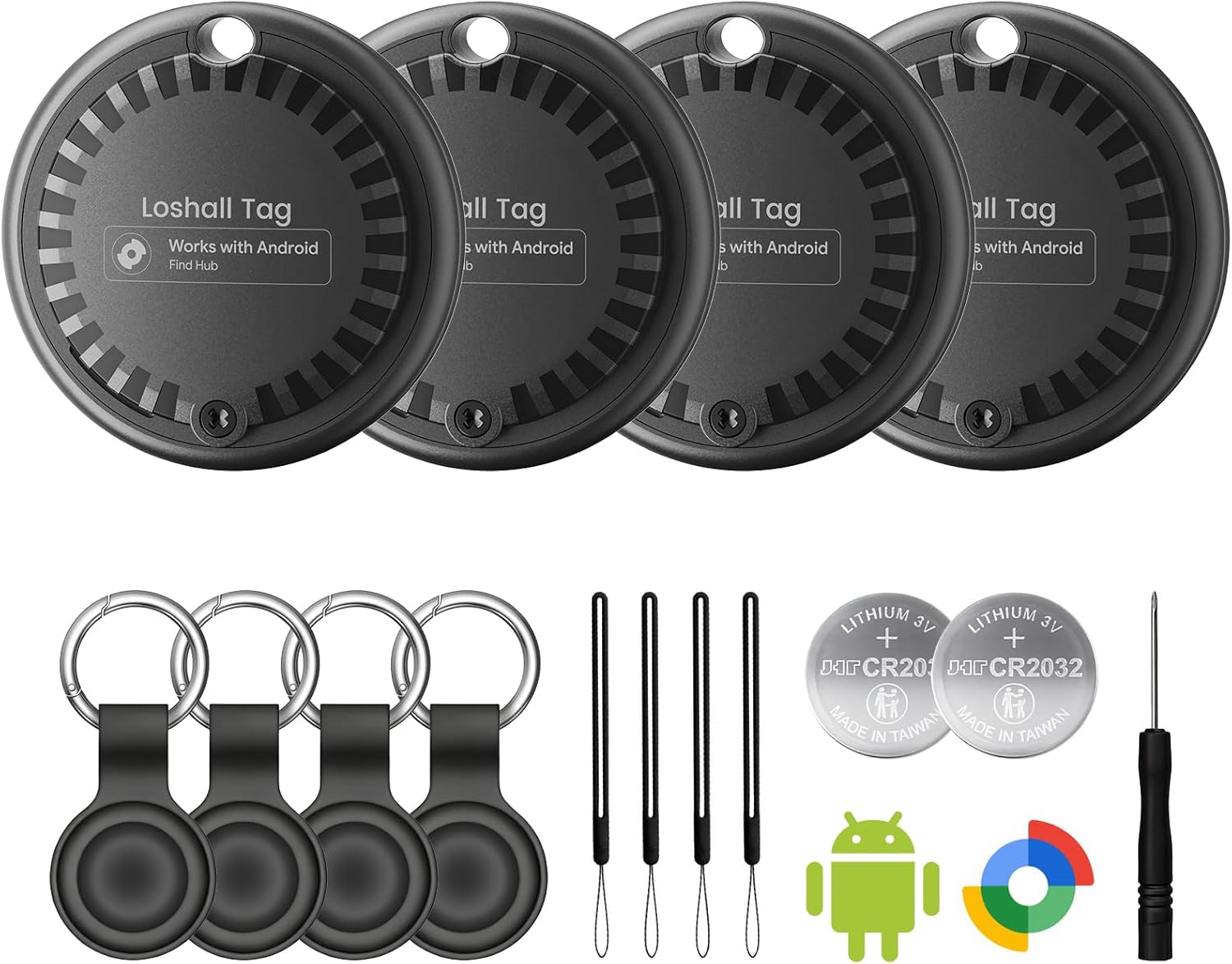 Detalle de KIUP Air Tags 2-Year Battery 4-Pack