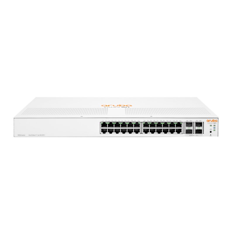 Detalle de HPE Instant On 1930 Switch 24G 4SFP+ — Conmutador gestionado en la nube para pymes