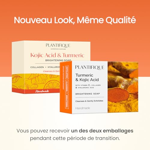 Thumbnail 7 de PLANTIFIQUE Turmeric & Kojic Acid Soap | Savon Visage au Curcuma (x2)