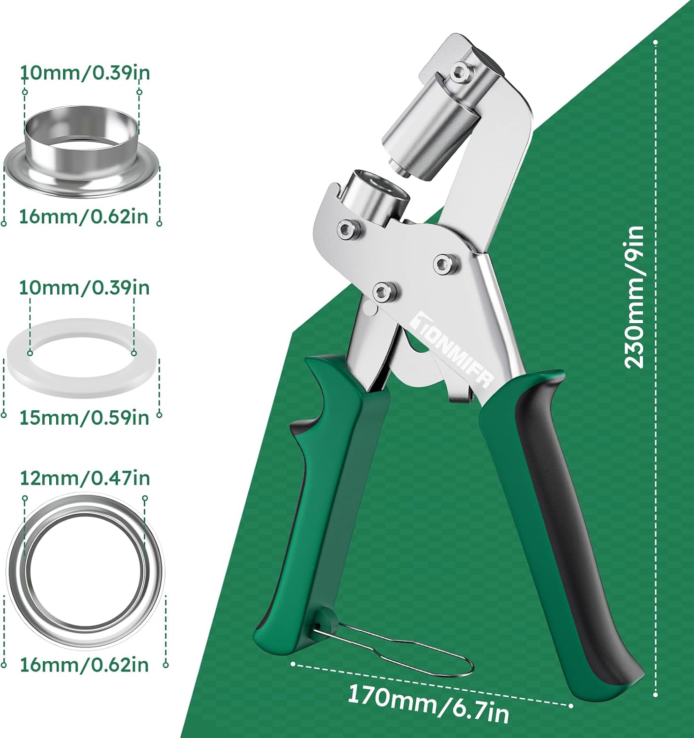 Thumbnail 3 de Tonmifr 10mm Eyelet Punch Kit