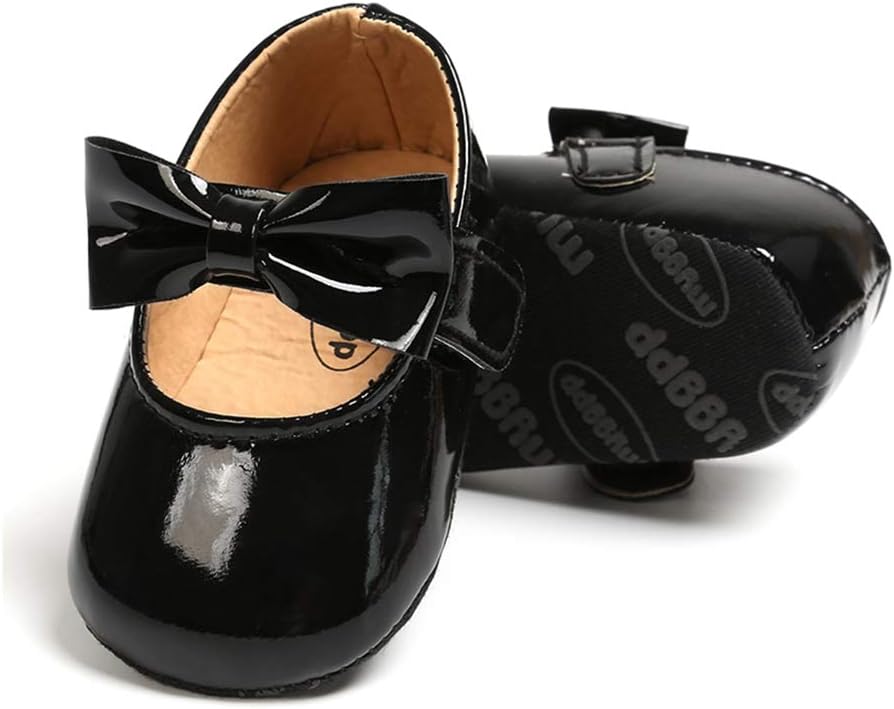 Thumbnail 3 de RVROVIC Baby Girl Moccasins: Sparkly Lightweight Prewalker Shoes