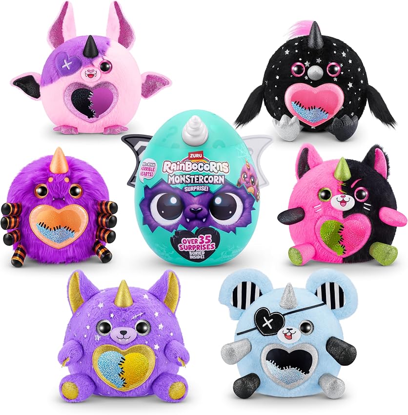 Detalle 2 de Rainbocorns ZURU Monstercorn Surprise Gato peluche accesorios