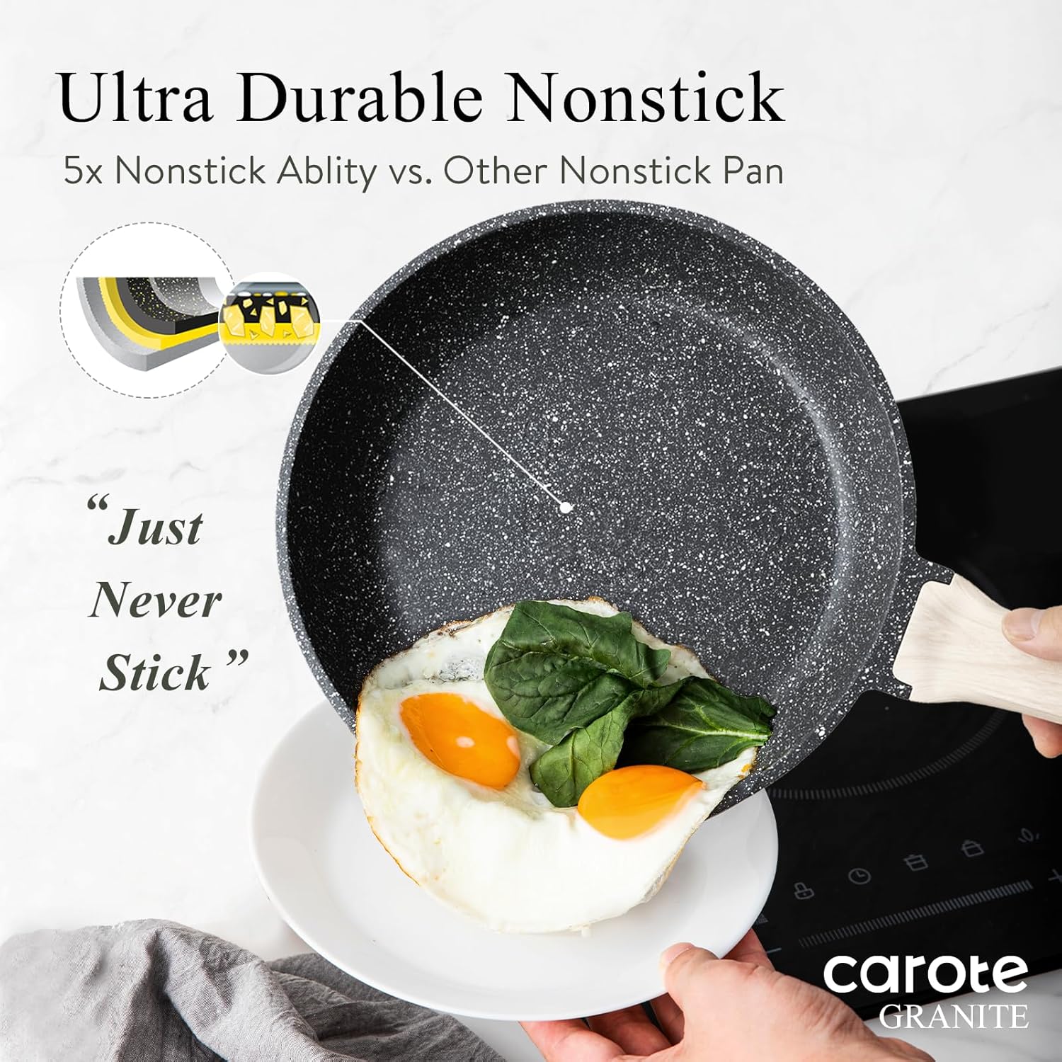 Detalle 2 de CAROTE 21-Piece Cookware Set