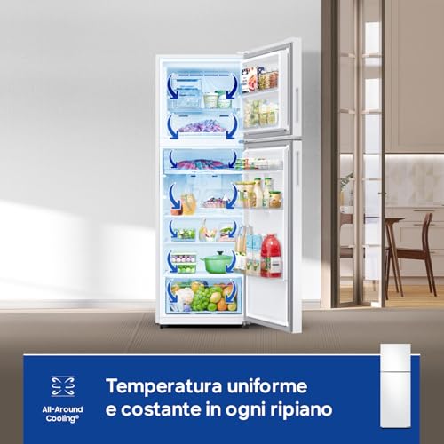 Detalle de Samsung Frigorifero Doppia Porta EcoFlex AI F-RD31CG56WW3M: spazio e tecnologia Total No Frost