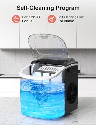 Thumbnail 5 de CROWNFUL Ice Maker Countertop with Self-Cleaning Function