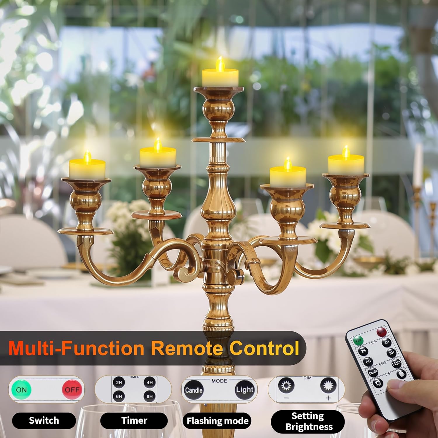 Thumbnail 2 de daphomeu Velas de té LED recargables 400 mAh