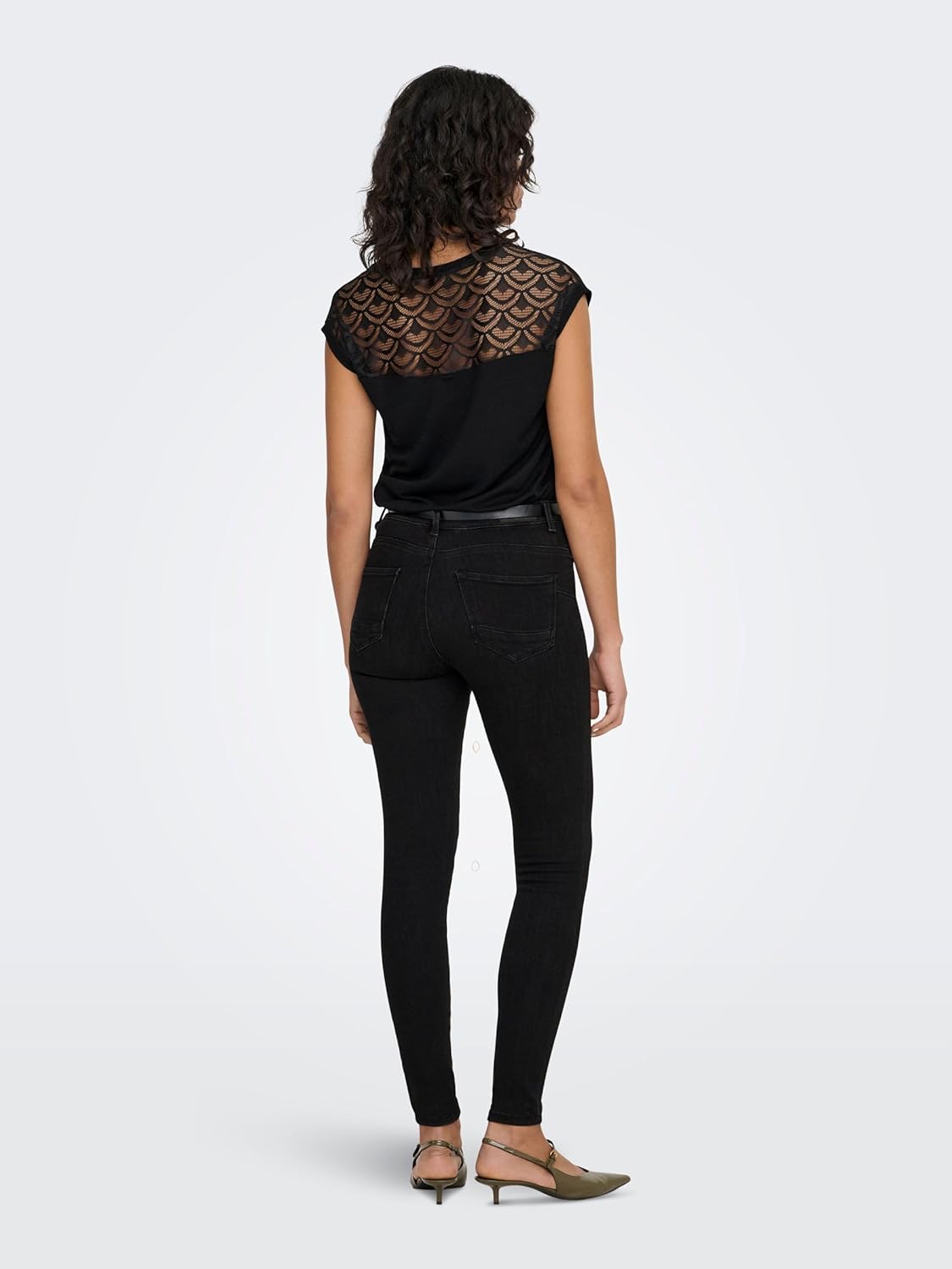 Detalle de ONLY Jean Skinny Femme – jean stretch 5 poches effet push-up