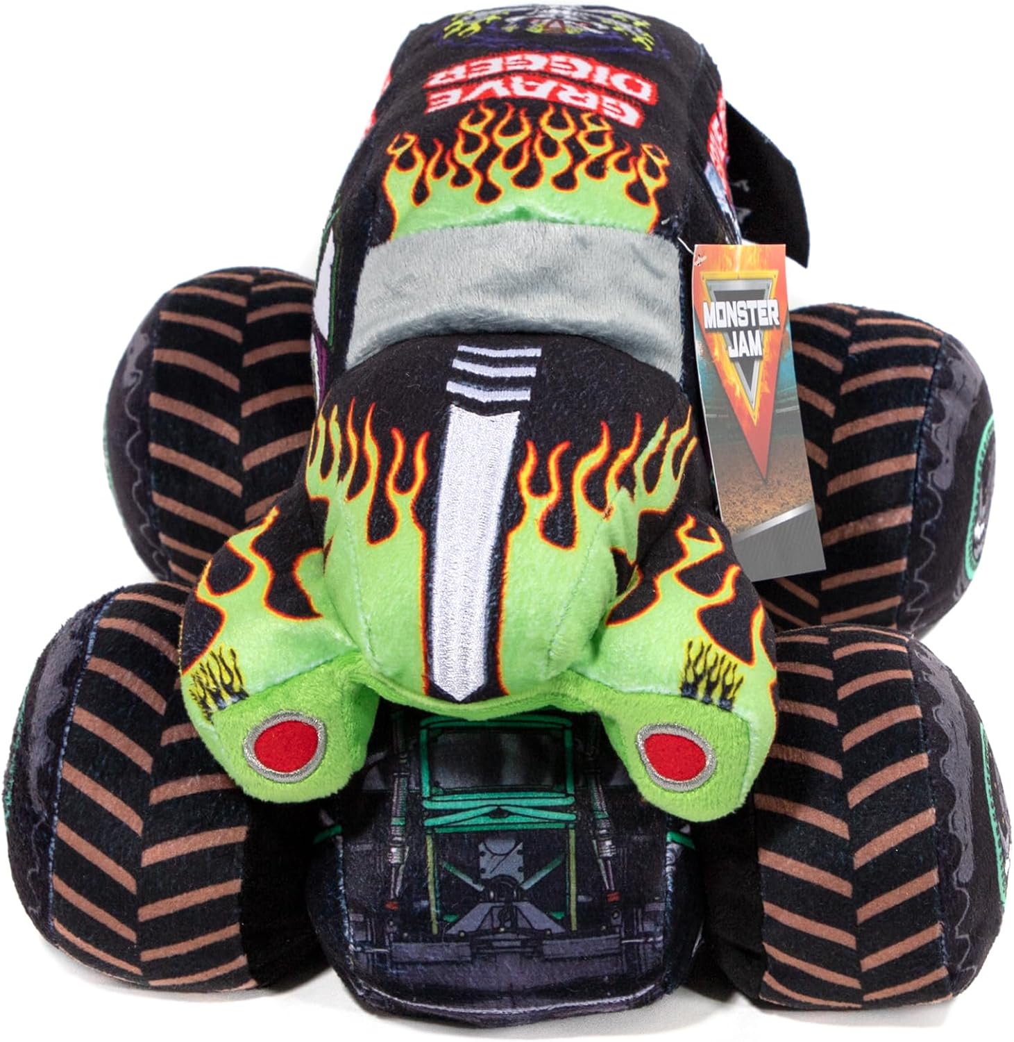 Thumbnail 1 de Jay Franco Monster Jam Grave Digger plush pillow buddy (32cm) – cosy kids soft character cushion