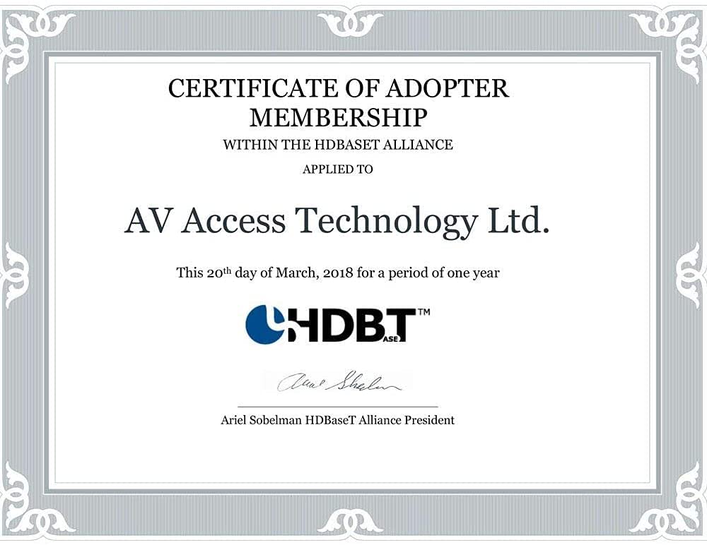 Detalle de AV Access 4K HDMI Extender (HDBaseT) bis 70 m – UHD 4K, HDR10, 2‑Way PoE, IR/RS232, EDID-Management