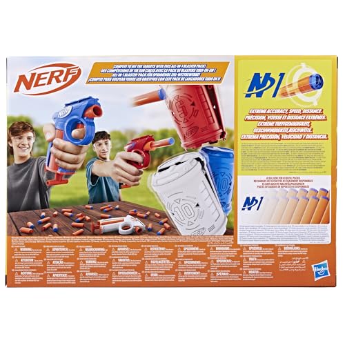 Detalle de Hasbro Nerf N Series Backyard Triple Pack — 3 lanzadores, 30 dardos
