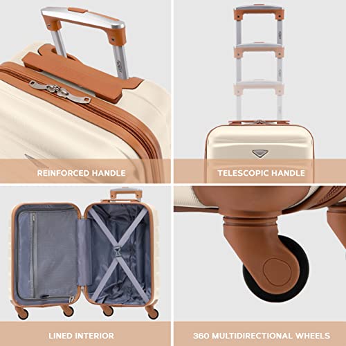 Thumbnail 6 de Flight Knight Lightweight 4 Wheel ABS Hard Case Medium Suitcase (25")