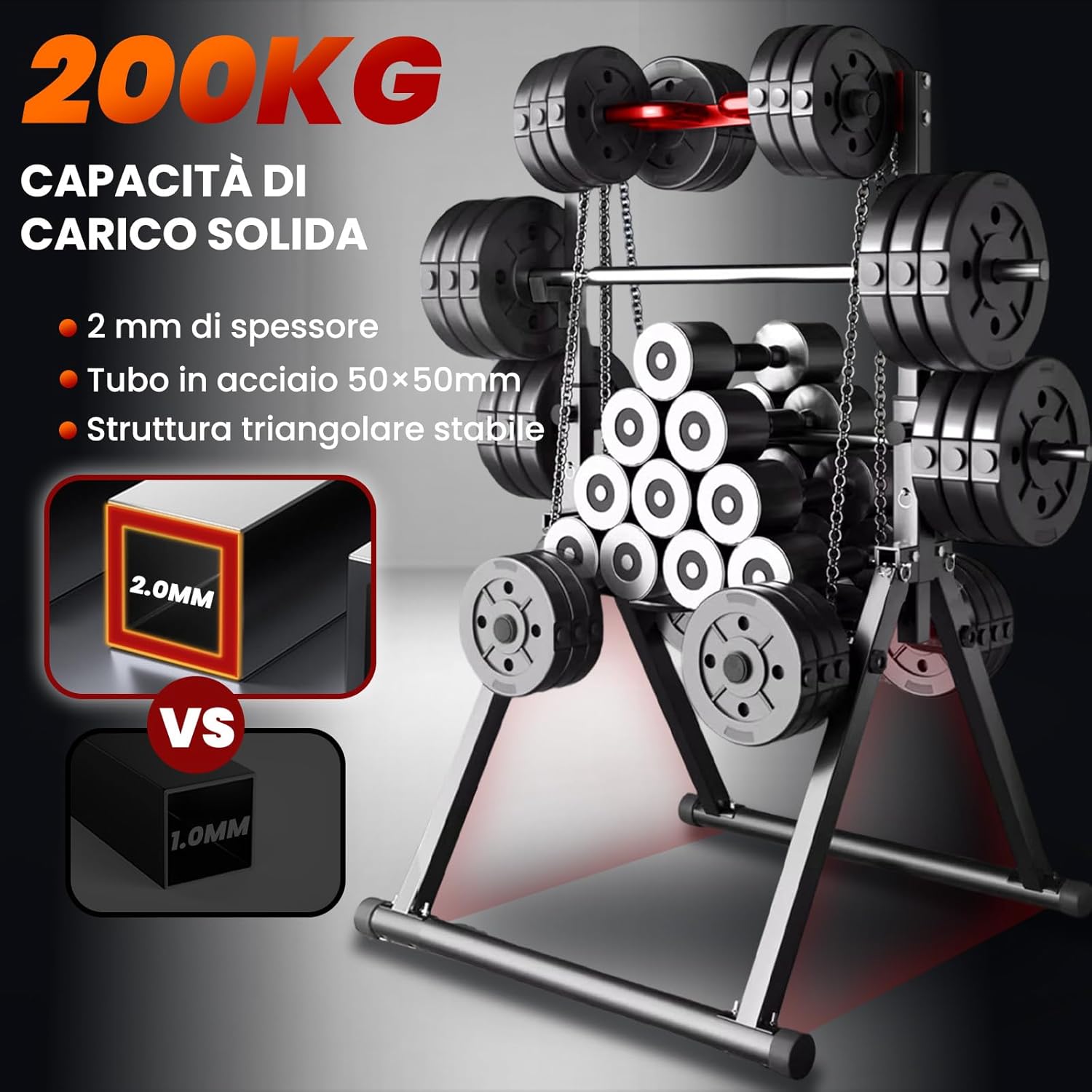 Thumbnail 1 de WATBKHE Power Tower Dip Station torre multifunzione per trazioni e dip 💪