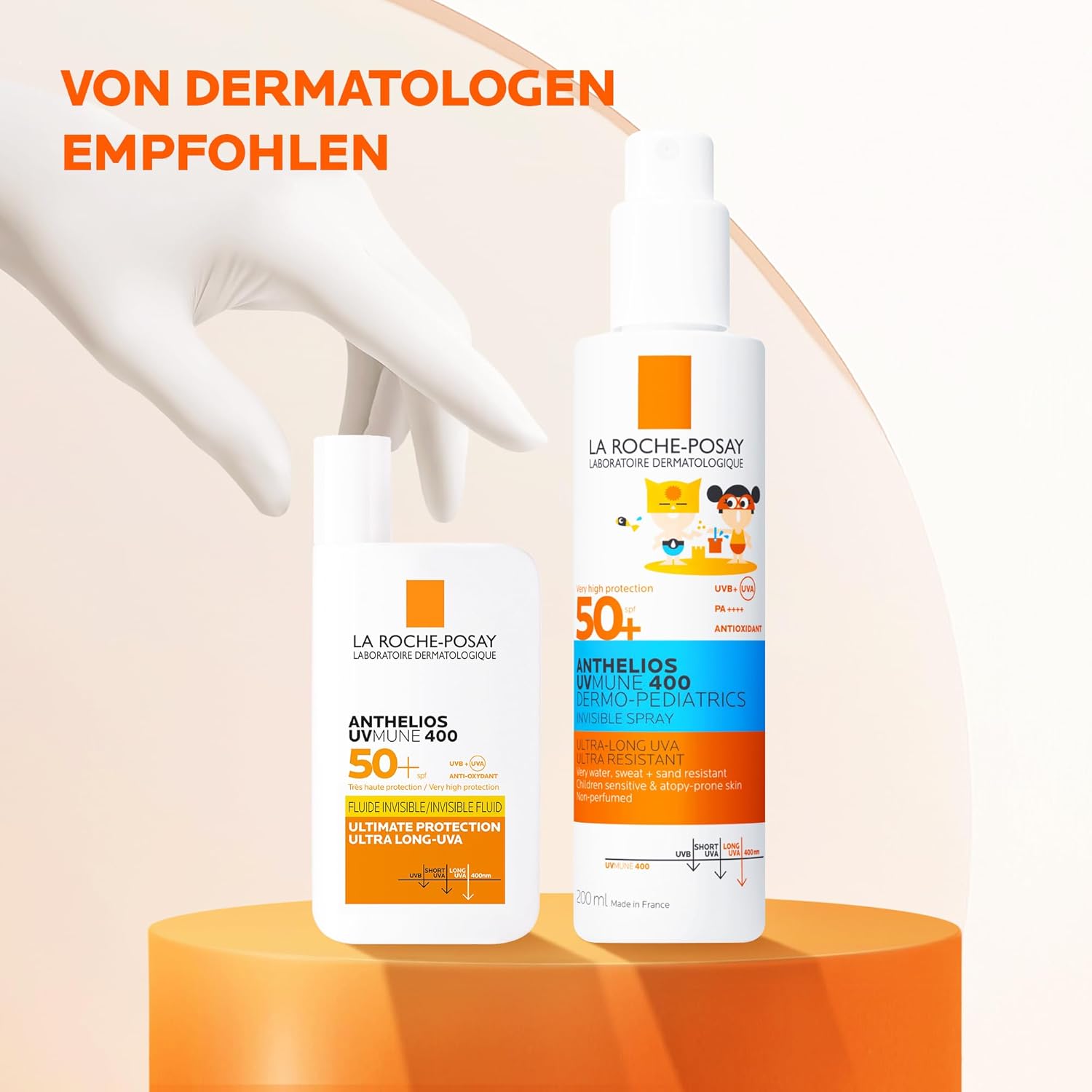 Thumbnail 6 de Anthelios Uvmune 400 Invisible Fluid SPF50 + Dermopediatric 30 Spray 200ml