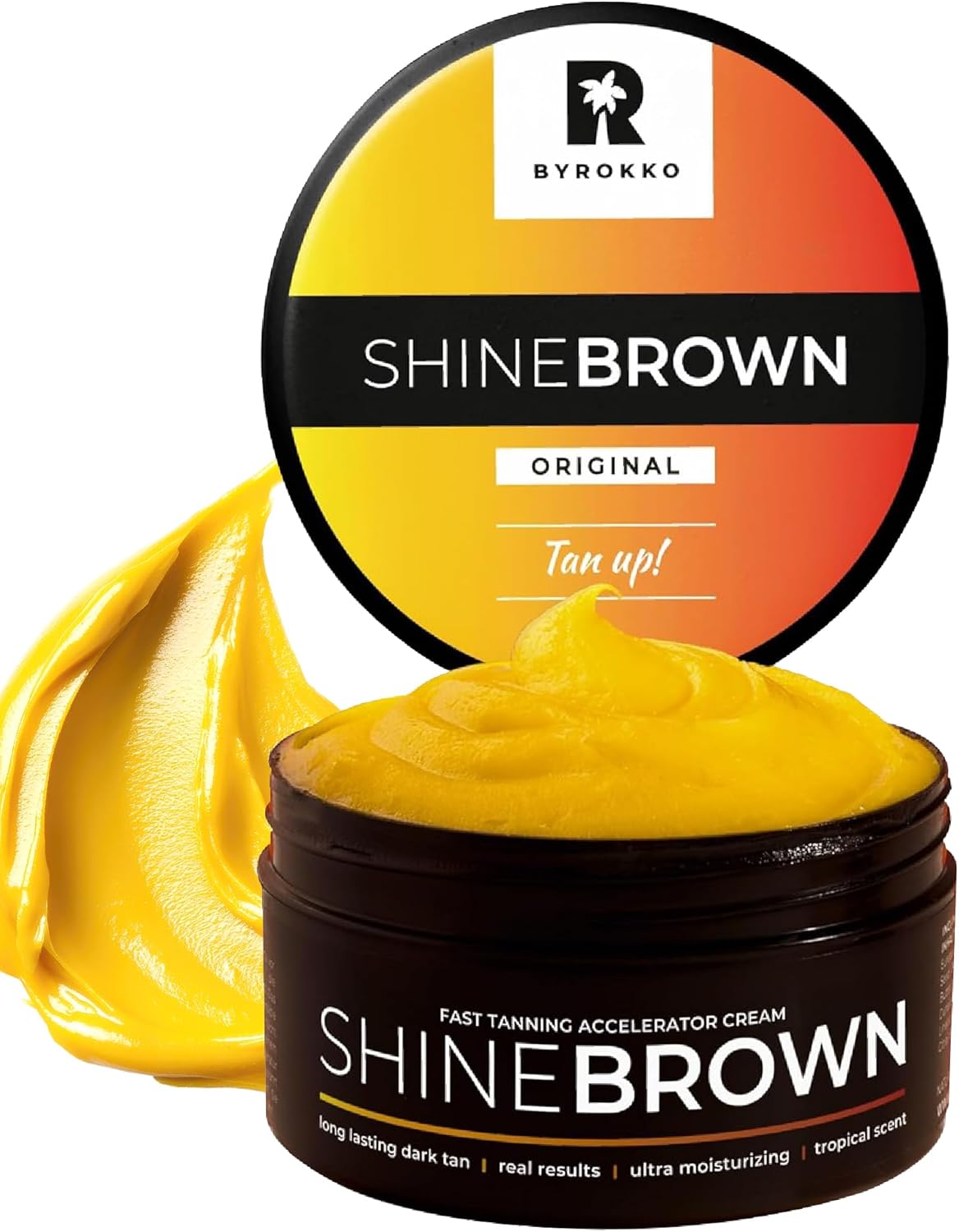 BYROKKO Shine Brown Crema Abbronzante Solar 210 ml – Nutriente e Abbronzante Rapido